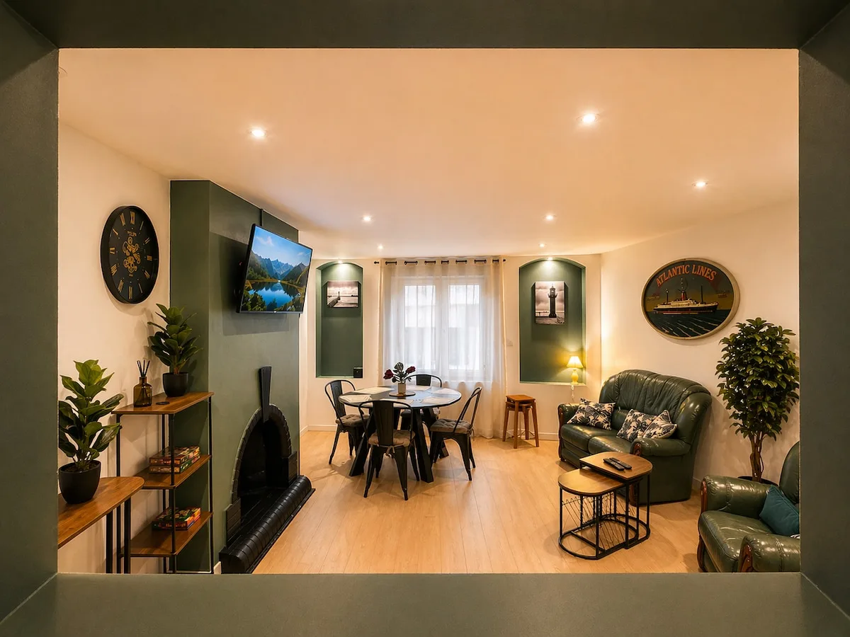 Urban Green Retreat — Vue d’ensemble du séjour